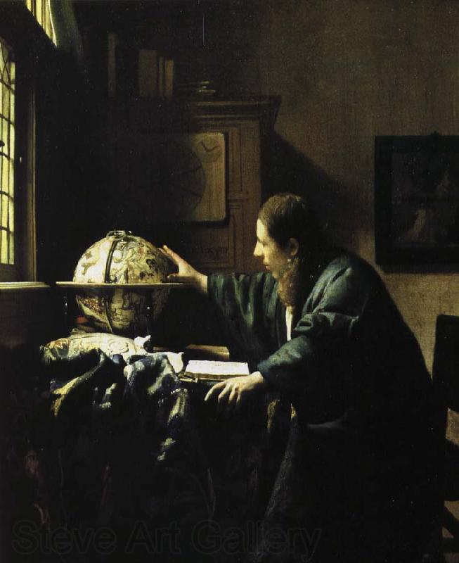 Jan Vermeer astronimen Norge oil painting art